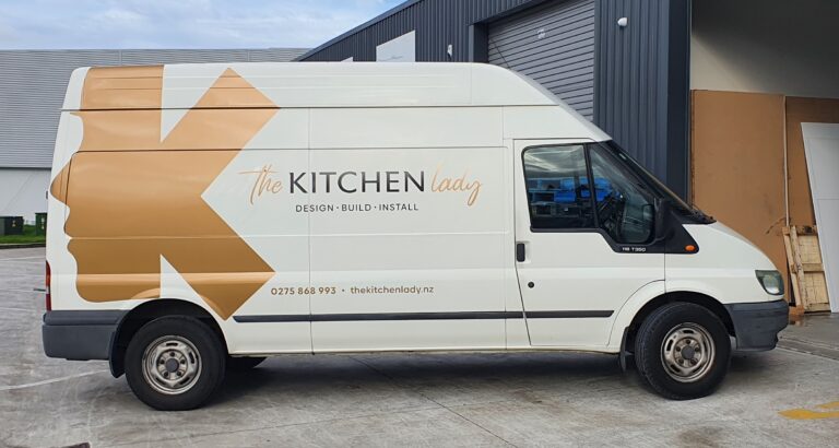 Vehicle graphics for The Kitchen Lady